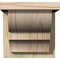Ekena Millwork Ridgewood Rough Sawn Corbel w/Backplate, Douglas Fir, 8"W x 8"D x 8"H COR08X08X08RID01RDF - alternate 2